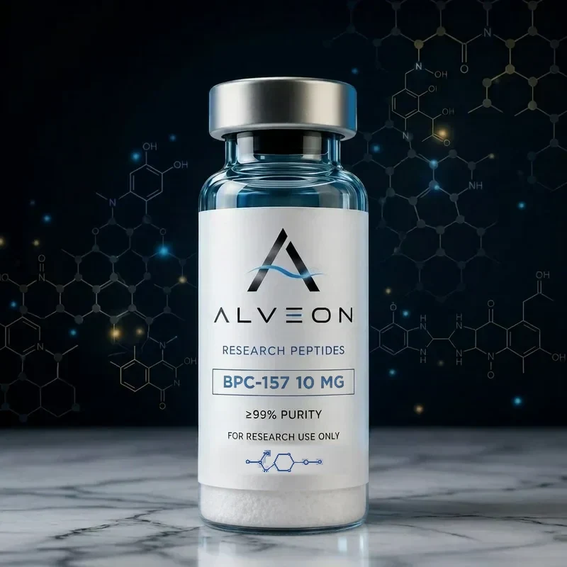 Alveon BPC 157 research peptide vial